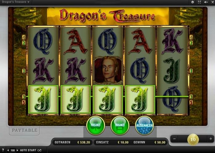 Dragons Treasure Zahlungsmethoden